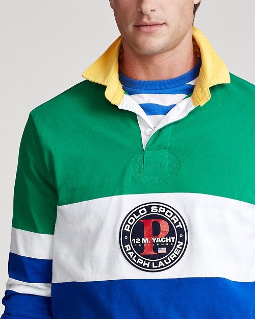 Polo Ralph Lauren × Ralph Lauren Polo Ralph Lauren Sailing 12M Yacht Rugby Polo Shirt Men’s Size US M / EU 48-50 / 2 - 9 Thumbnail
