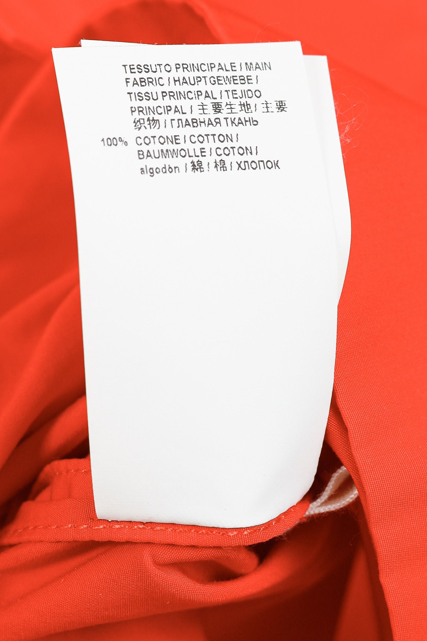 Marni Marni Red Cotton Poplin Short-Sleeve Shirt Dress Size M / US 6-8 / IT 42-44 - 11 Thumbnail