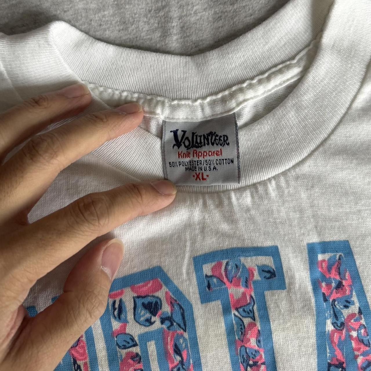 Vintage Vintage 1990s Indiana University Graphics White Tee Shirt Size US XL / EU 56 / 4 - 6 Thumbnail