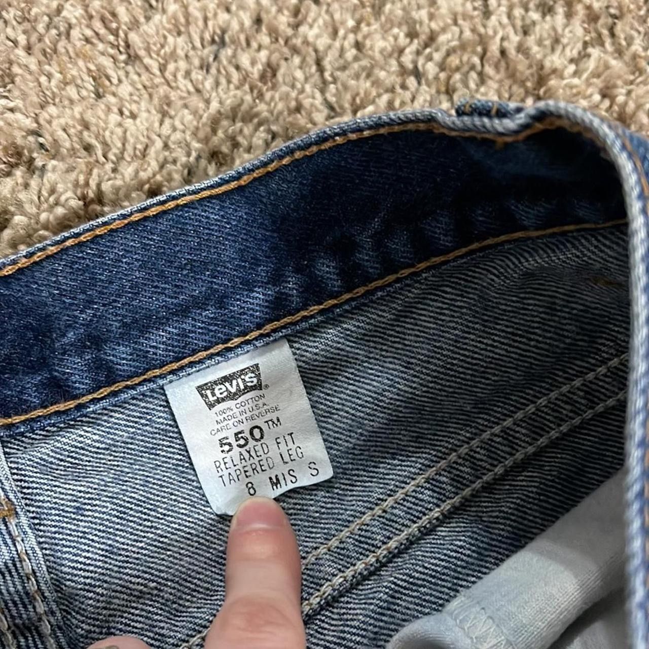 Levi's × Vintage Vintage Levi’s 550 Size 26" / US 2 / IT 38 - 3 Thumbnail
