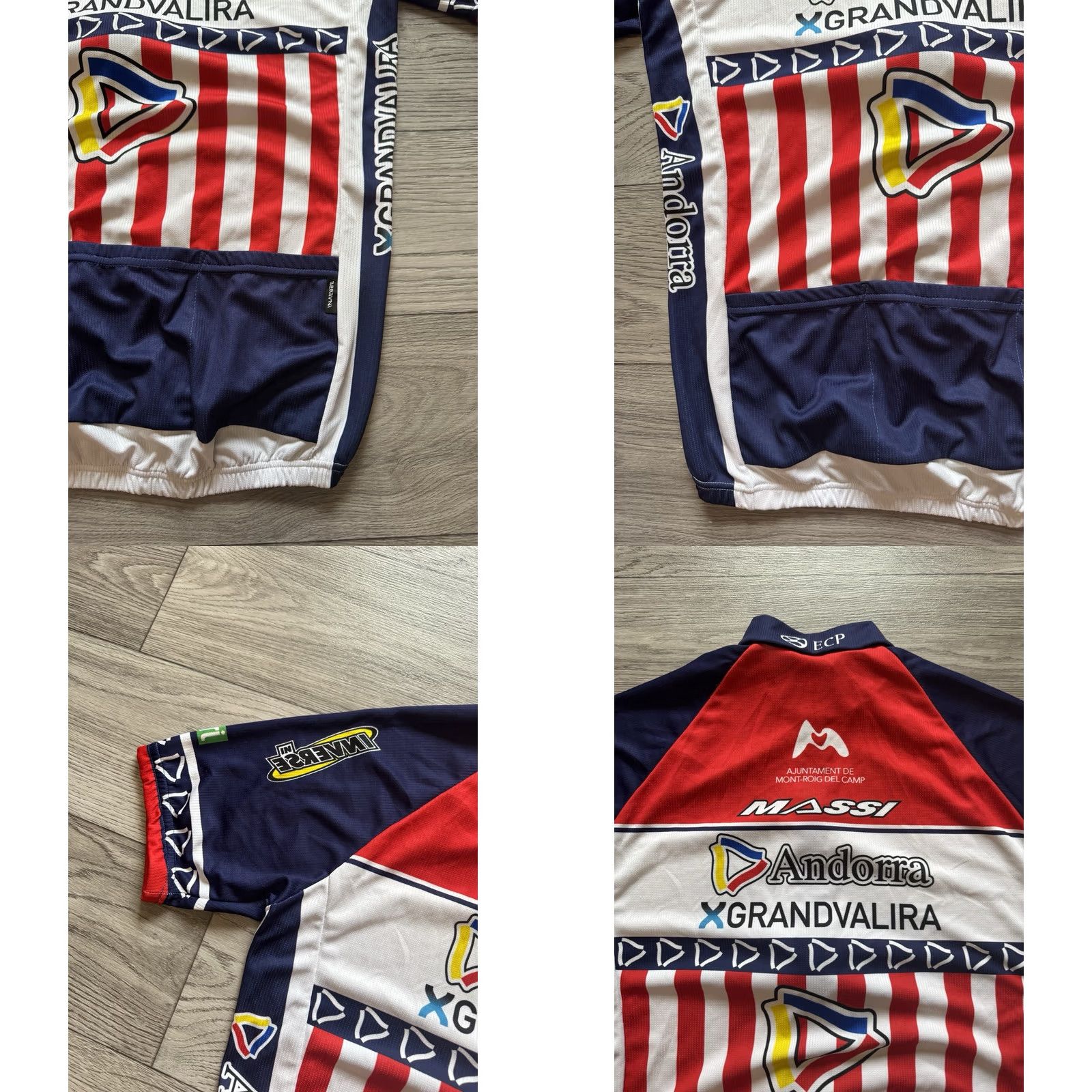 Converse INVERSE Pro Team Andorra Grandvalira Jersey 2XL Cycling Men's Multicolor Jersey Cycling Size US XXL / EU 58 / 5 - 8 Thumbnail