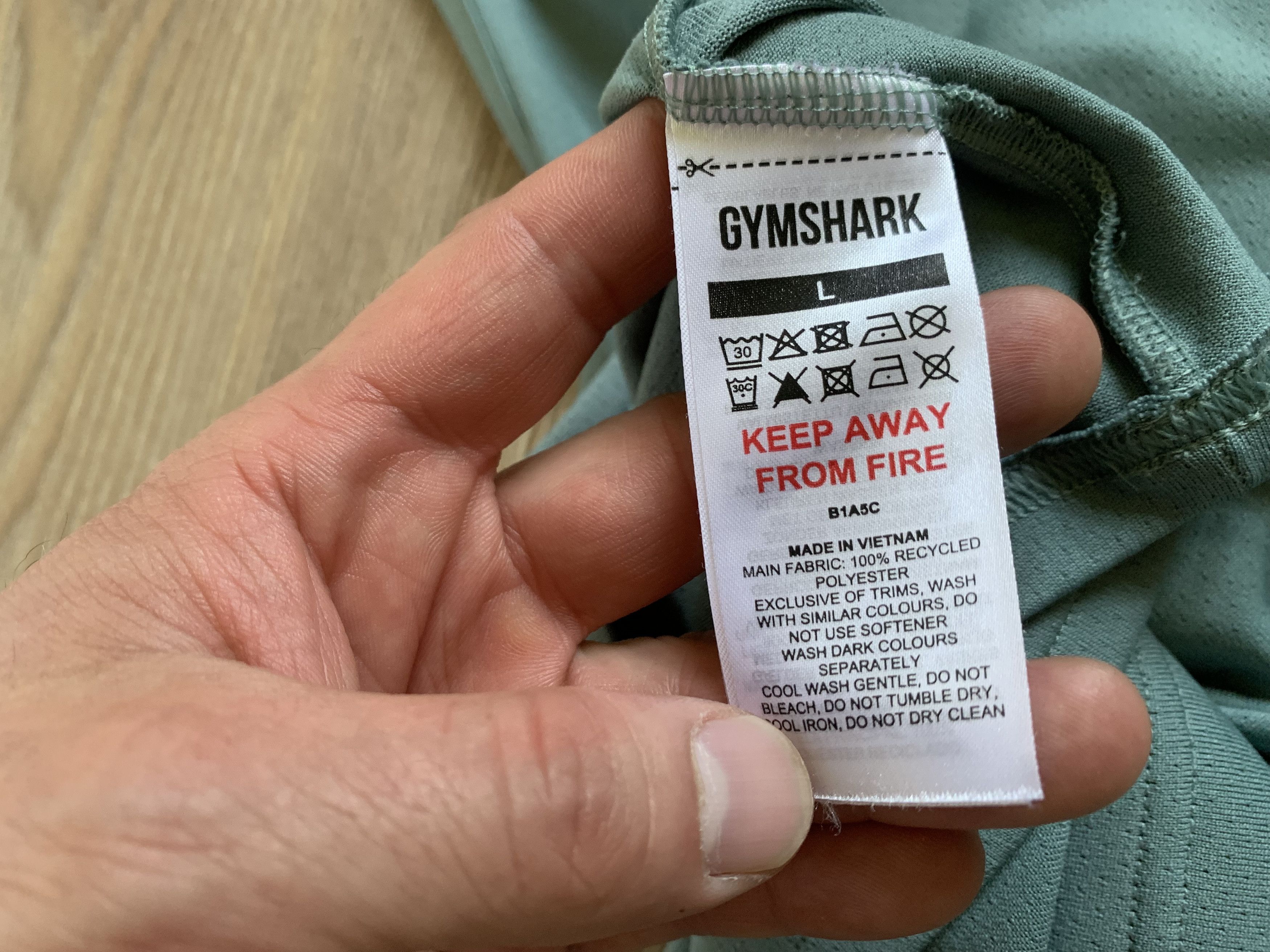 Gymshark Gymshark Turquoise Sleeveless Tank Top Size L / US 10 / IT 46 - 6 Thumbnail