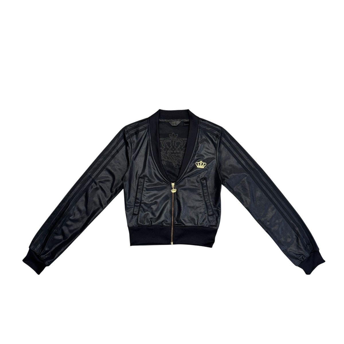 Adidas Adidas Respect Me Women Striped Bomber Track Jacket Big