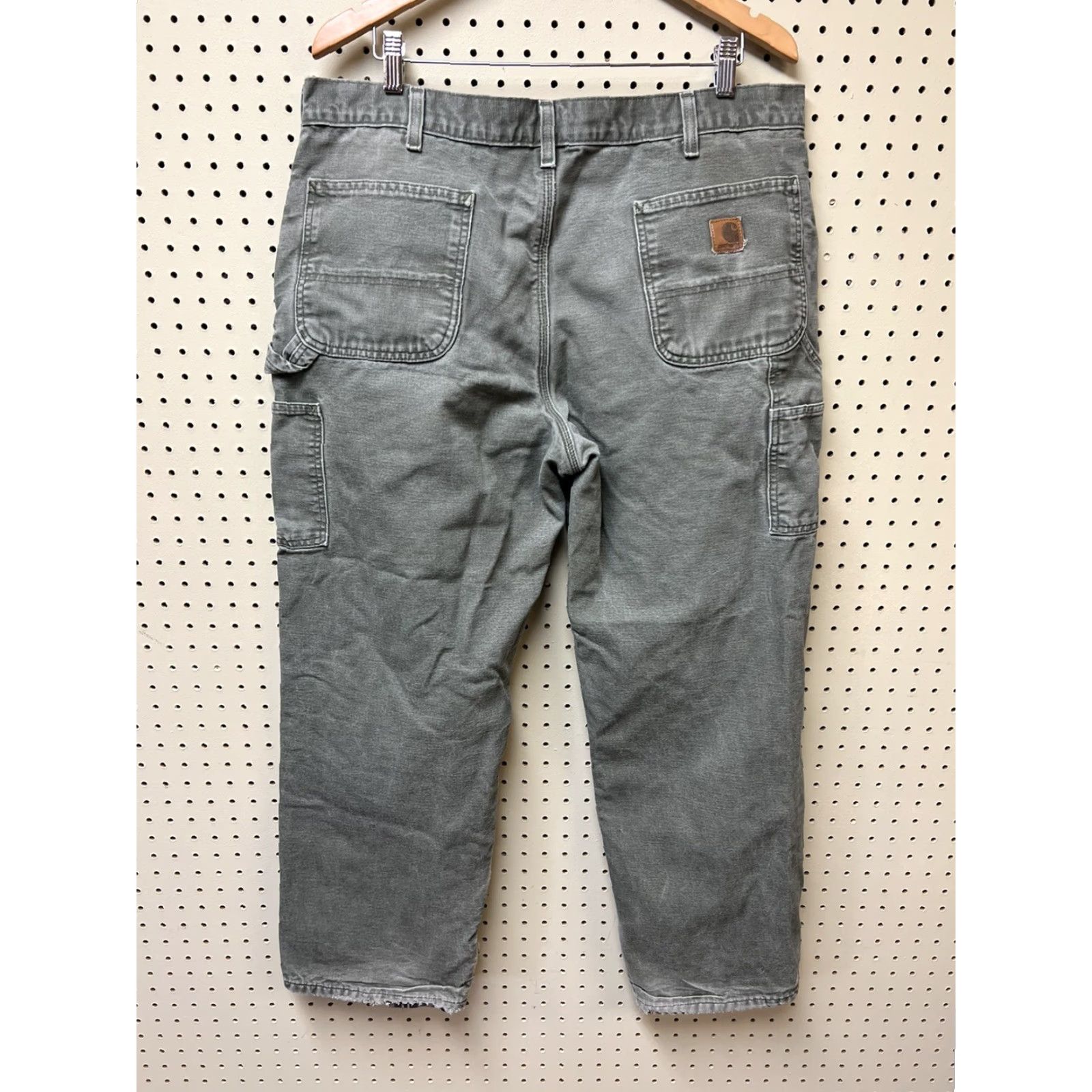 Carhartt VINTAGE Carhartt Carpenter Pants Green 36 X 30 Lined Distressed USA Regular Men’s Pants Size US 36 / EU 52 - 2 Thumbnail