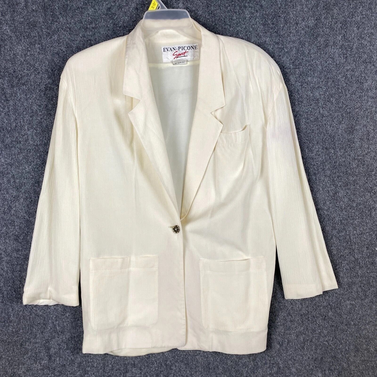 Evan Picone Evan Picone Sport Coat Jacket Women's Small 100% Rayon Size S / US 4 / IT 40 - 1 Thumbnail