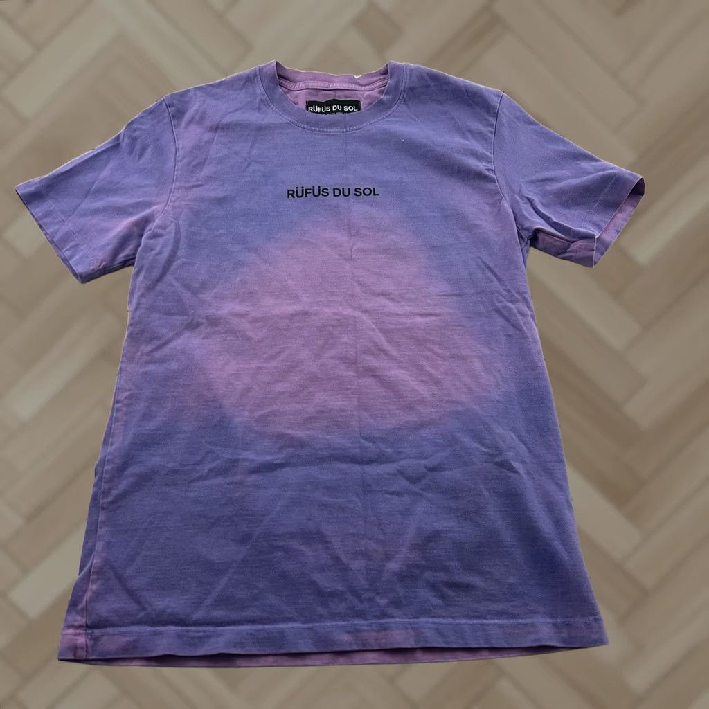 Vintage Rufus Du Sol Surrender Tour 2021 Dyed Short Sleeve T Shirt Men's Small Purple Size US S / EU 44-46 / 1 - 1 Thumbnail
