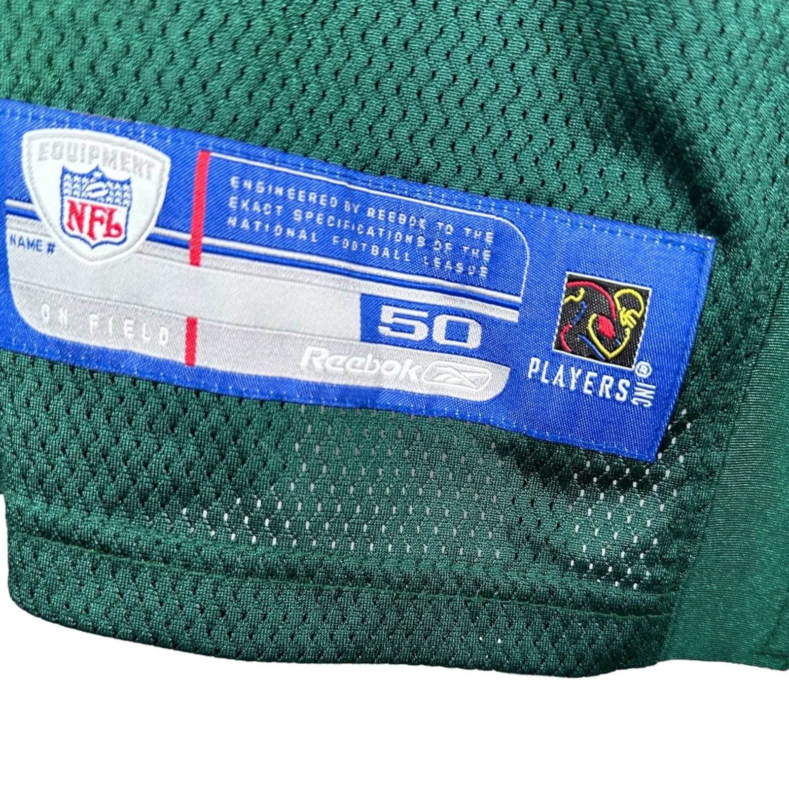 Reebok Reebok NY Jets Thomas Jones Jersey Mens 50 Green Stitched Size US XL / EU 56 / 4 - 7 Thumbnail
