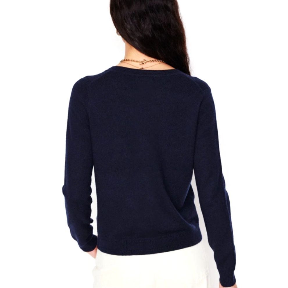 Boden Boden Navy Blue Cashmere Sweater | Size S Size S / US 4 / IT 40 - 7 Thumbnail