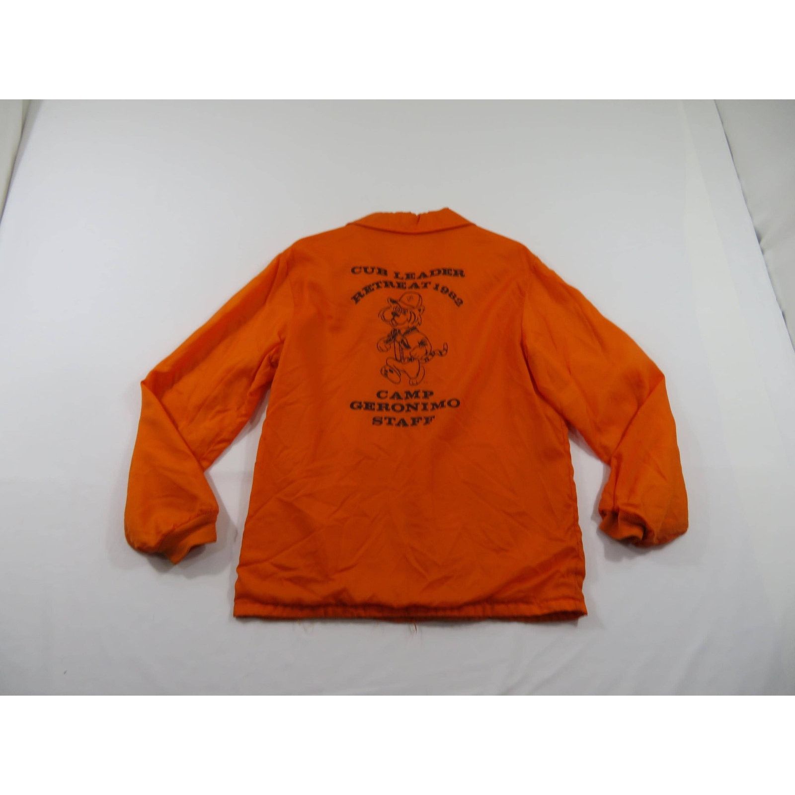 Other BSA Boyscouts 1982 Camp Geronimo Staff Orange Jacket Sz M Size US M / EU 48-50 / 2 - 1 Thumbnail