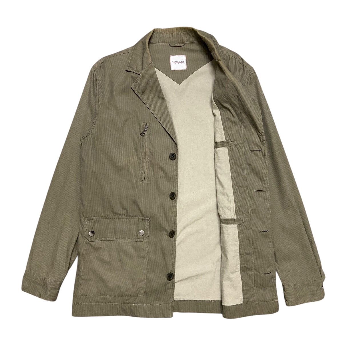 Cerruti 1881 × Designer × Nigel Cabourn Cerruti 1881 Jeans Parka Jacket Size US L / EU 52-54 / 3 - 2 Thumbnail
