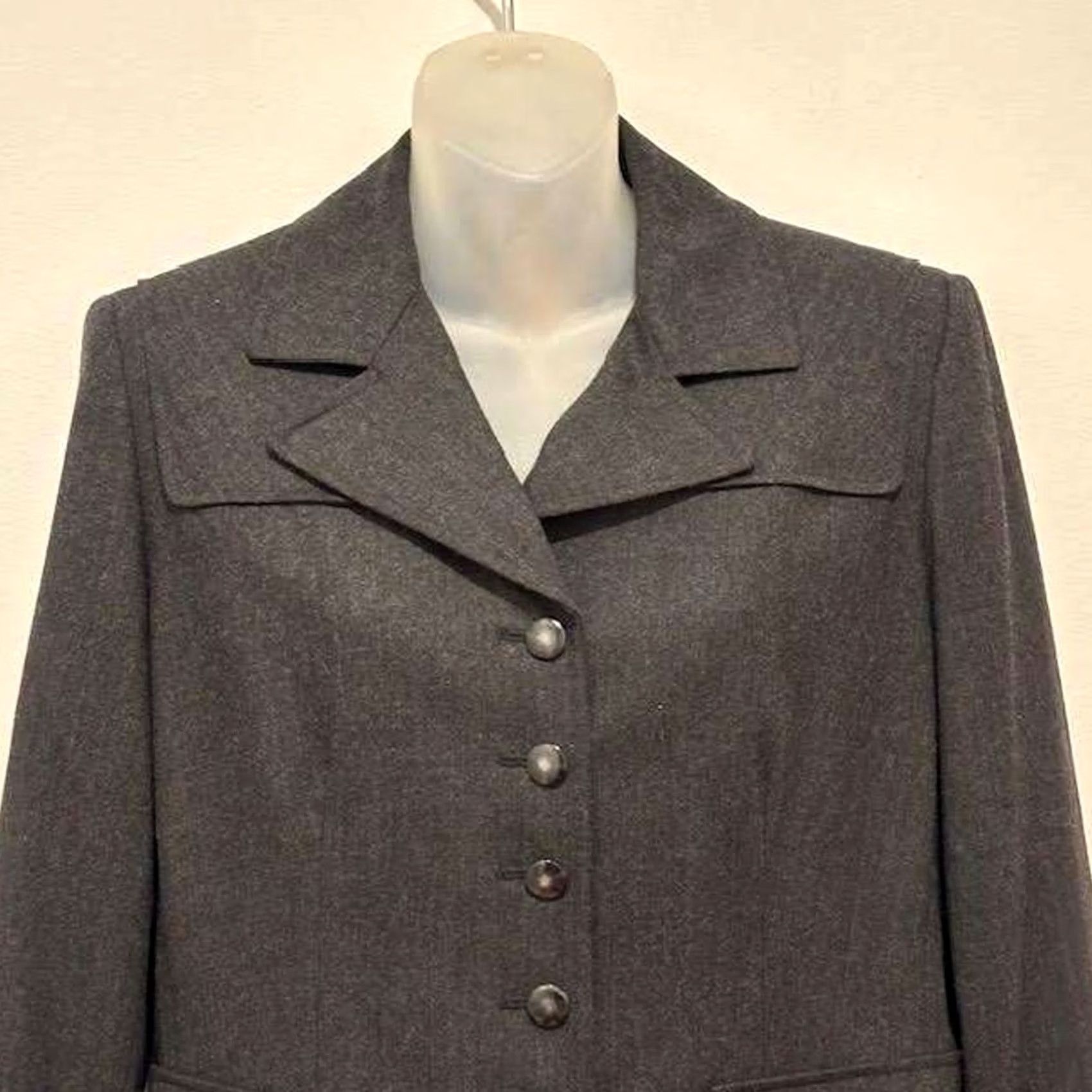 Talbots Vintage Talbots Black Wool Blazer Jacket - Womens Size 8 Size M / US 6-8 / IT 42-44 - 3 Thumbnail