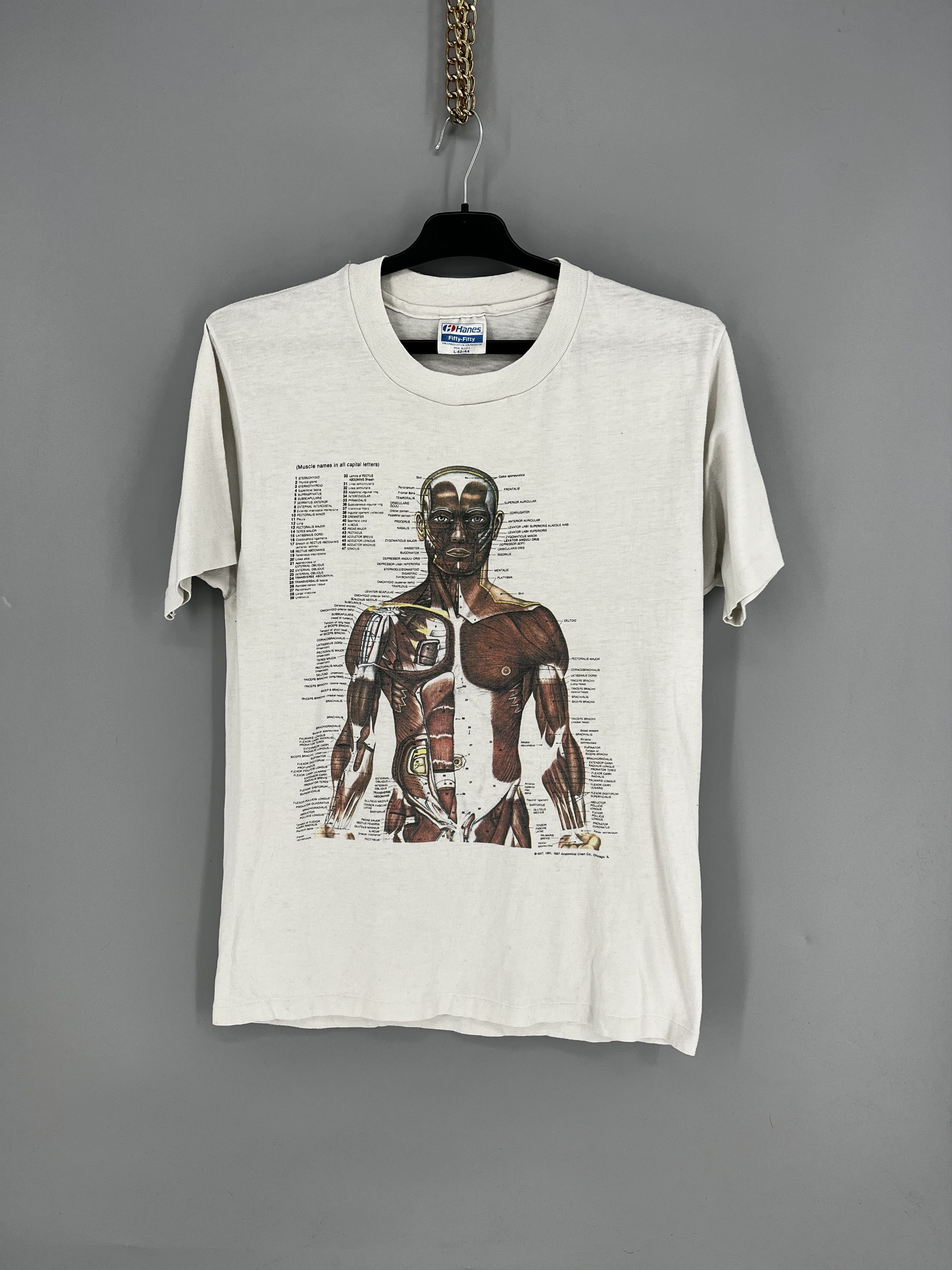 Other Anatomy Muscle Shirt Same Print as Kurt Cobain Rare Medical Size US M / EU 48-50 / 2 - 1 Thumbnail