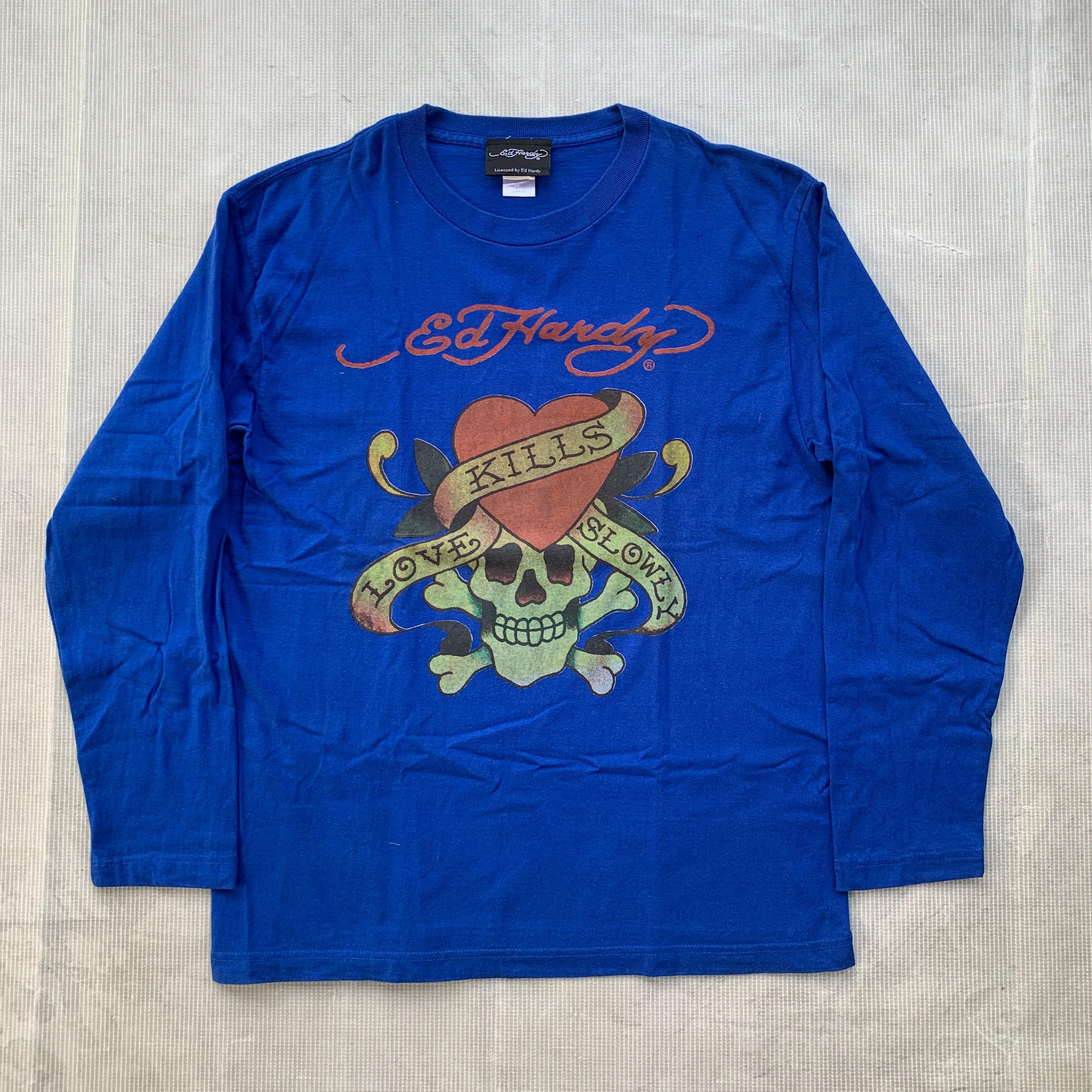 Ed Hardy ED HARDY LONG SLEEVE T-SHIRT Size US L / EU 52-54 / 3 - 1 Thumbnail