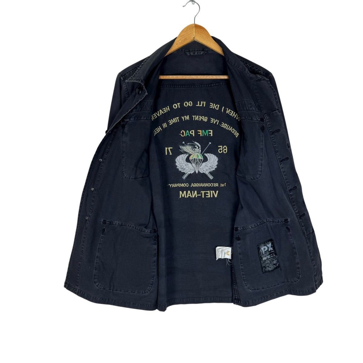 Avirex ☀️AVIREX RIPSTOP VIETNAM WAR BUTTON UP SHIRTS Size US M / EU 48-50 / 2 - 8 Thumbnail