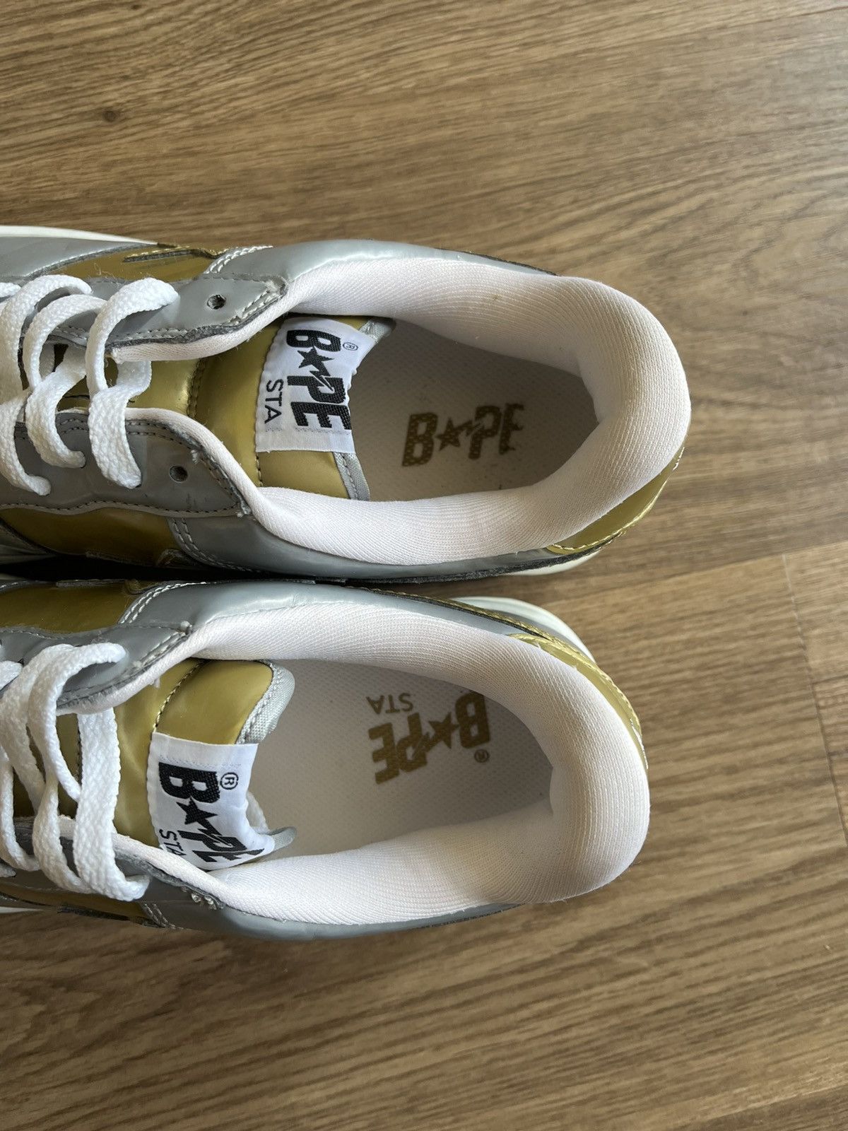 Bape A Bathing Ape Bapesta M2 Gold Silver OG Size 9 Size US 9 / EU 42 - 8 Thumbnail