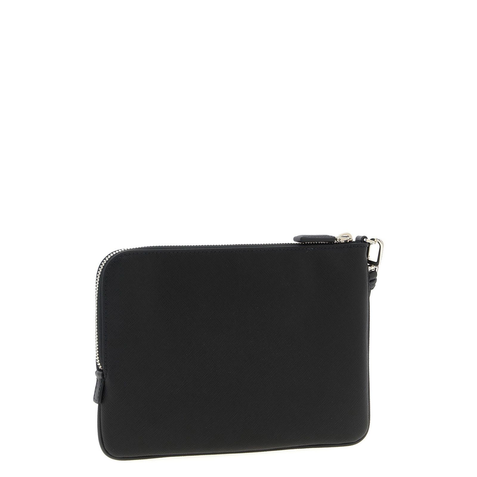 Prada PRADA Black Leather Clutch Bag New And Authentic Size ONE SIZE - 2 Thumbnail