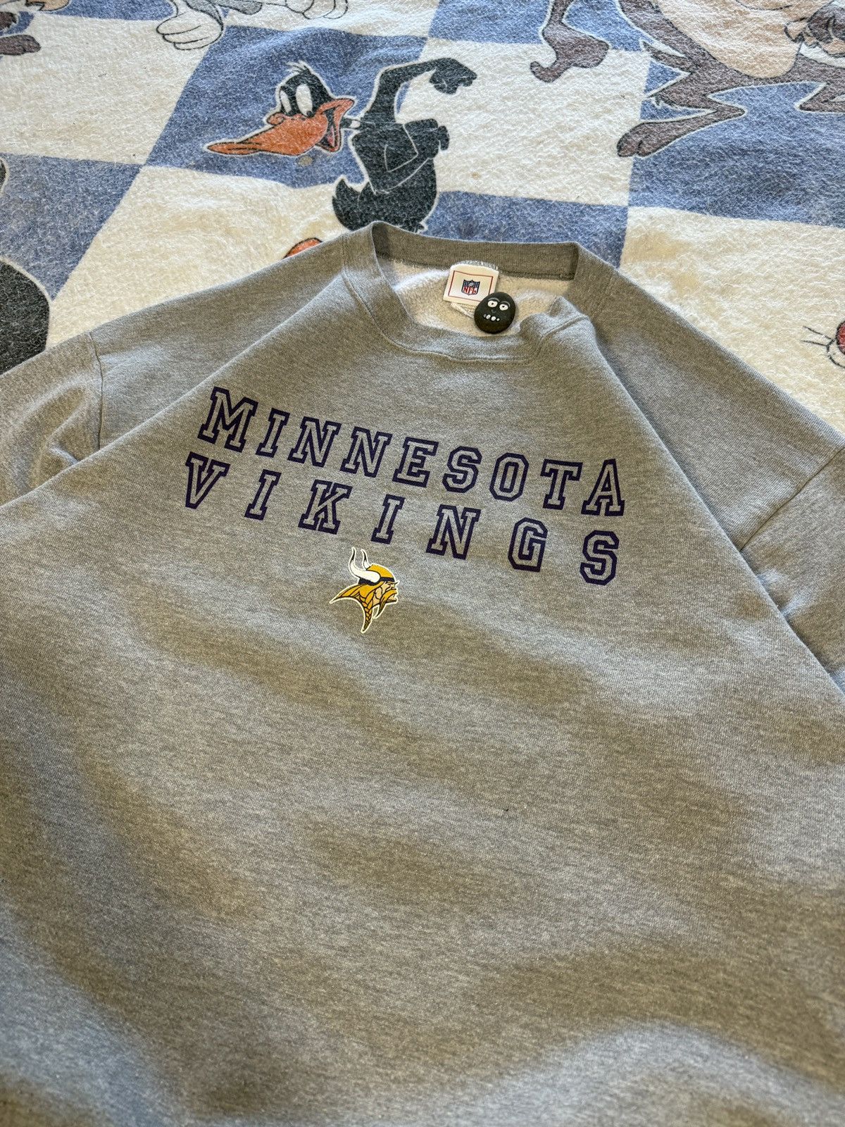 NFL Vintage Minnesota Vikings crewneck sweatshirt Size US XL / EU 56 / 4 - 2 Thumbnail