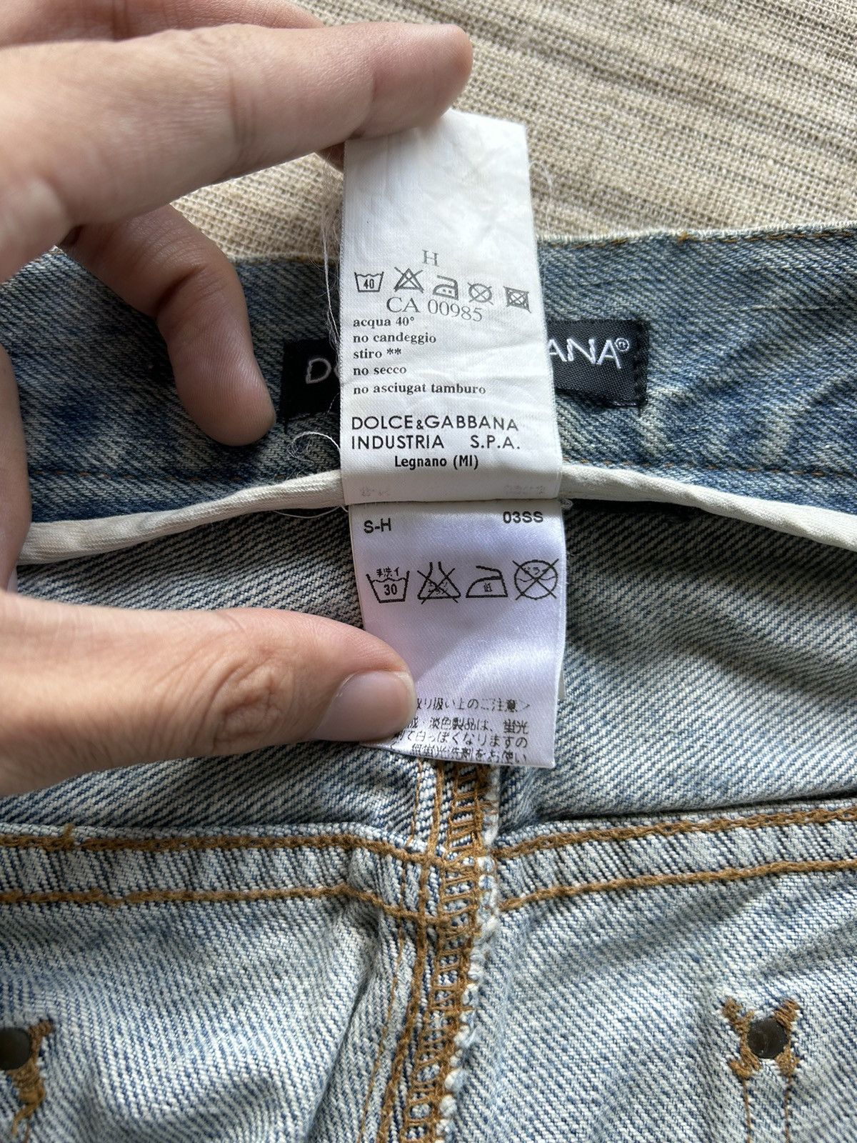 Dolce & Gabbana DOLCE & GABBANA Distressed denim ☠️🔥 Size US 32 / EU 48 - 20 Thumbnail