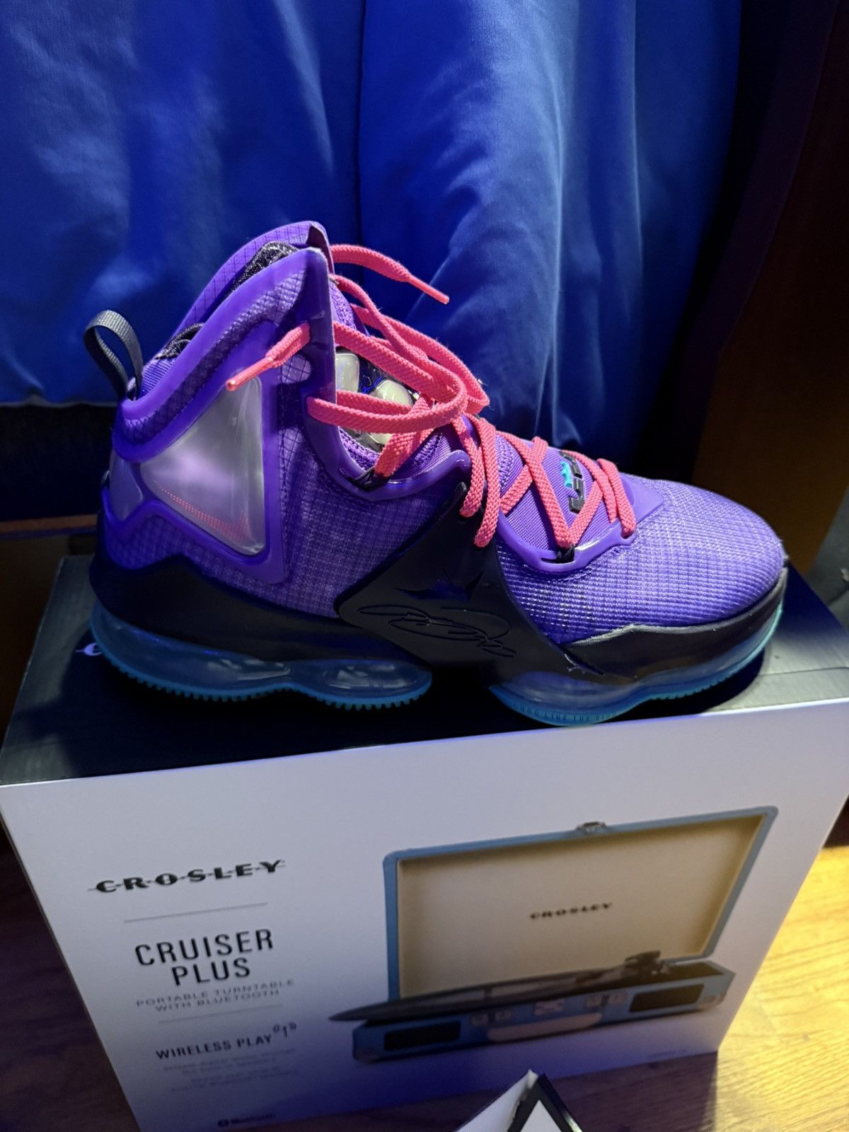 Nike Purple And Black Lebron 9 Elite Size US 11 / EU 44 - 4 Thumbnail