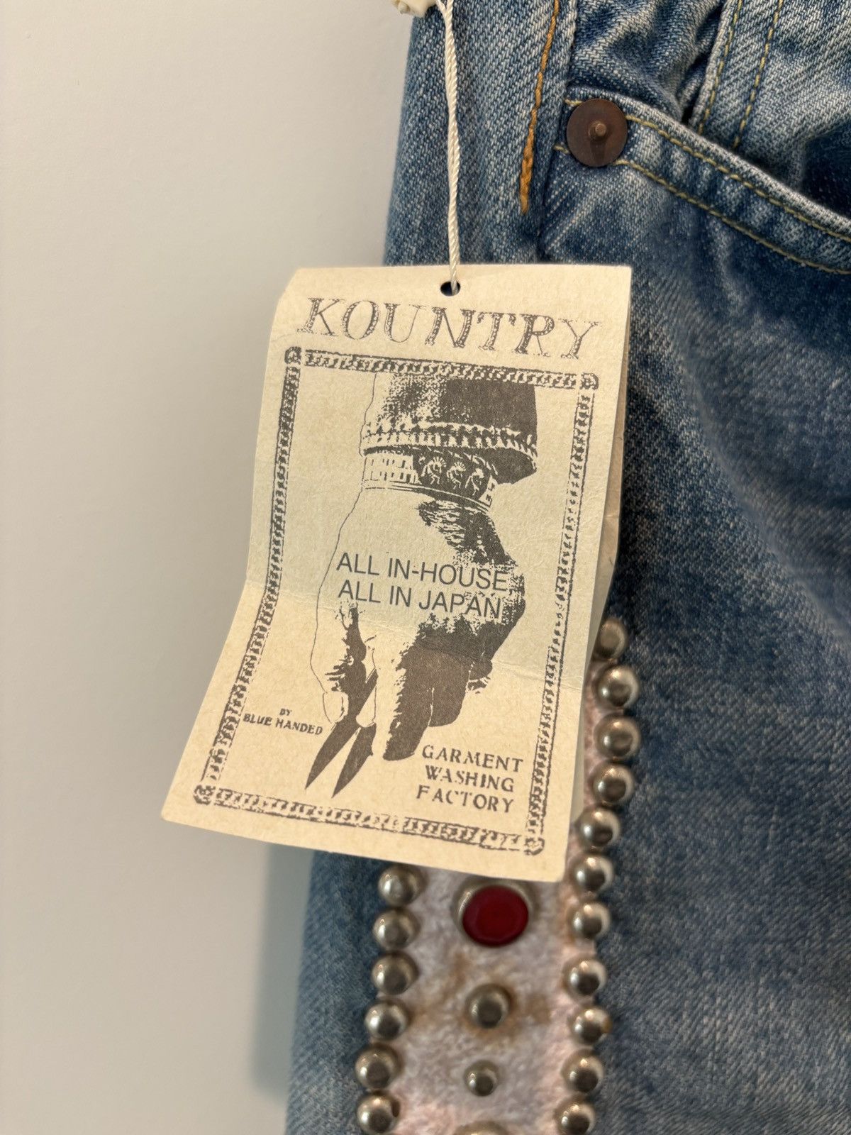 Kapital Kapital Kountry Jewel Denim Shorts Size US 38 / EU 54 - 7 Thumbnail