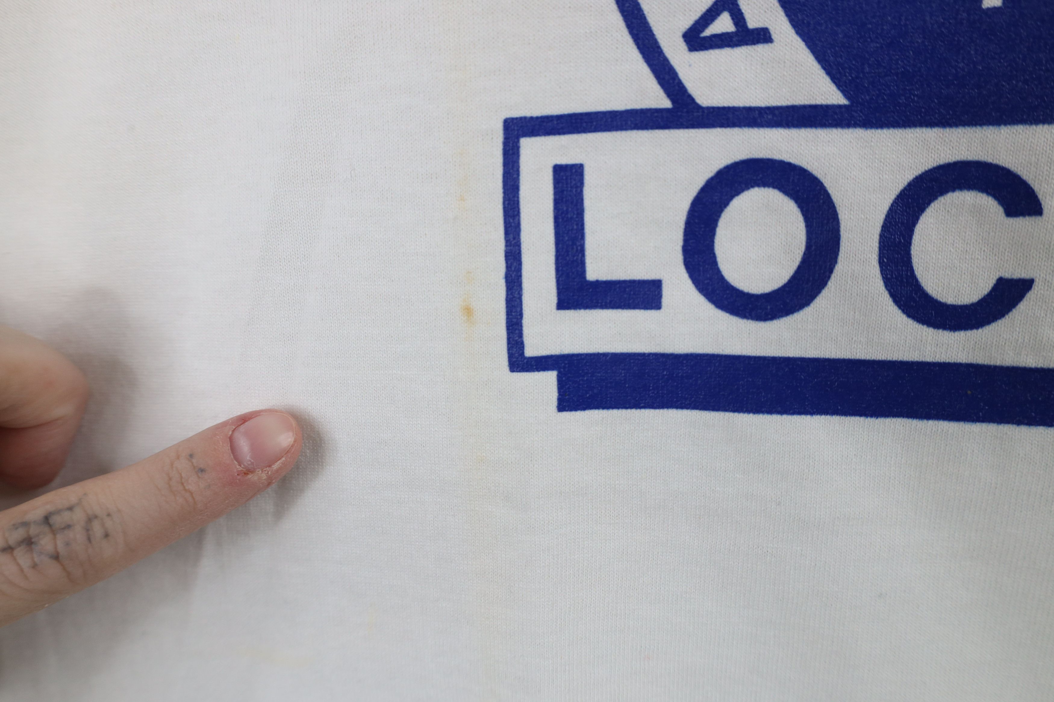 Vintage Vintage 90s Streetwear Workers Union T-Shirt White USA Size US L / EU 52-54 / 3 - 5 Thumbnail