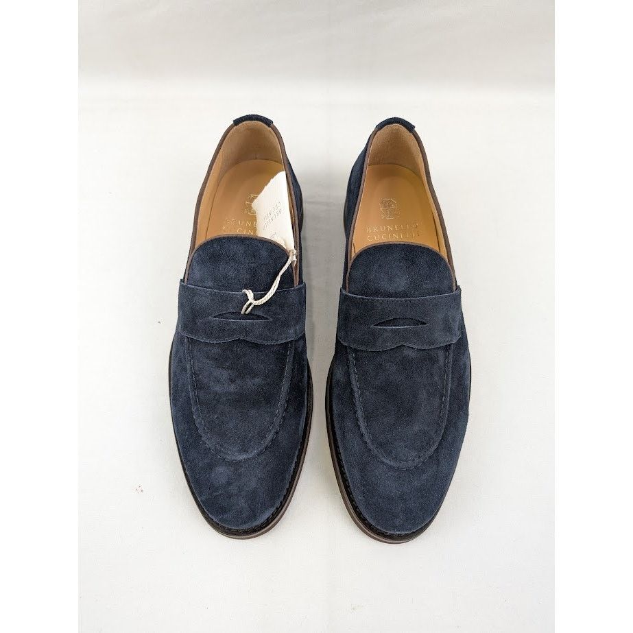 Brunello Cucinelli o1rshd1 Formal Shoes in Blue Size US 10 / EU 43 - 14 Thumbnail