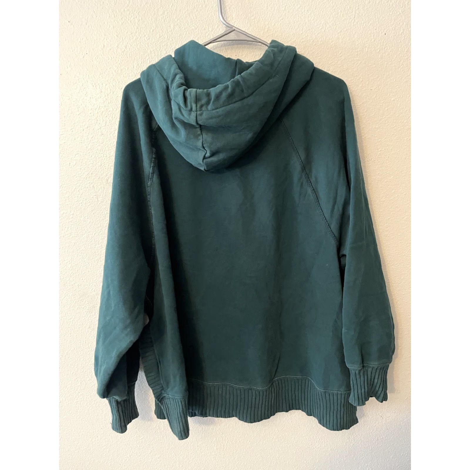 American Eagle Outfitters American Eagle Outfitters Hoodie Women L Green Pullover Knit Relaxed 90s Bohemian Sports Casual Activewear" Size L / US 10 / IT 46 - 2 Thumbnail