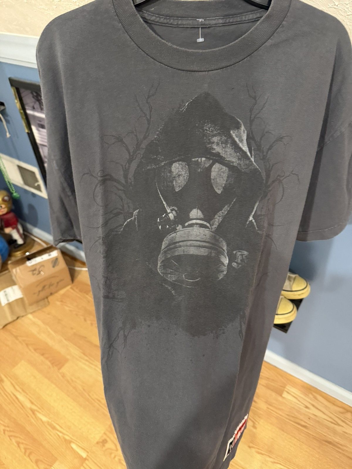 WWE Vintage Y2K WWE Randy Orton gas mask tee Size US XL / EU 56 / 4 - 3 Thumbnail