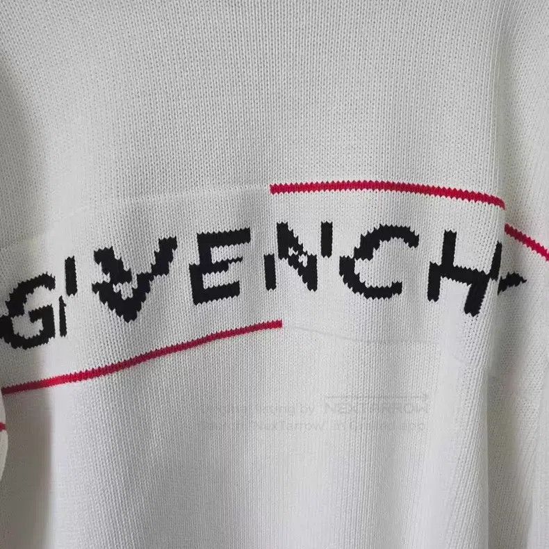 Givenchy Givenchy Mismatched Logo Knitwear Size US L / EU 52-54 / 3 - 3 Thumbnail