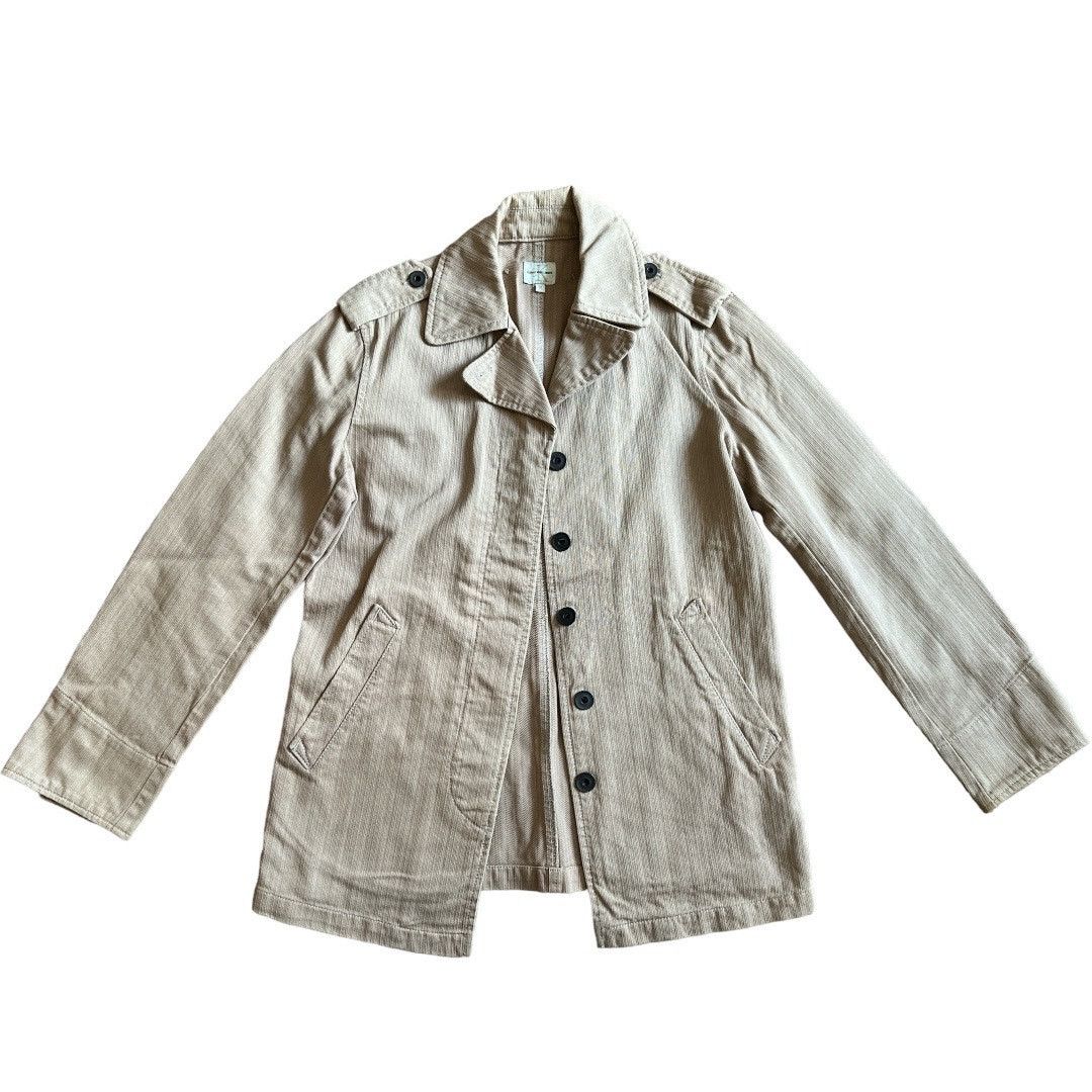 Calvin Klein Calvin Klein Beige Collared Long Sleeve Jocket, M Size M / US 6-8 / IT 42-44 - 1 Thumbnail