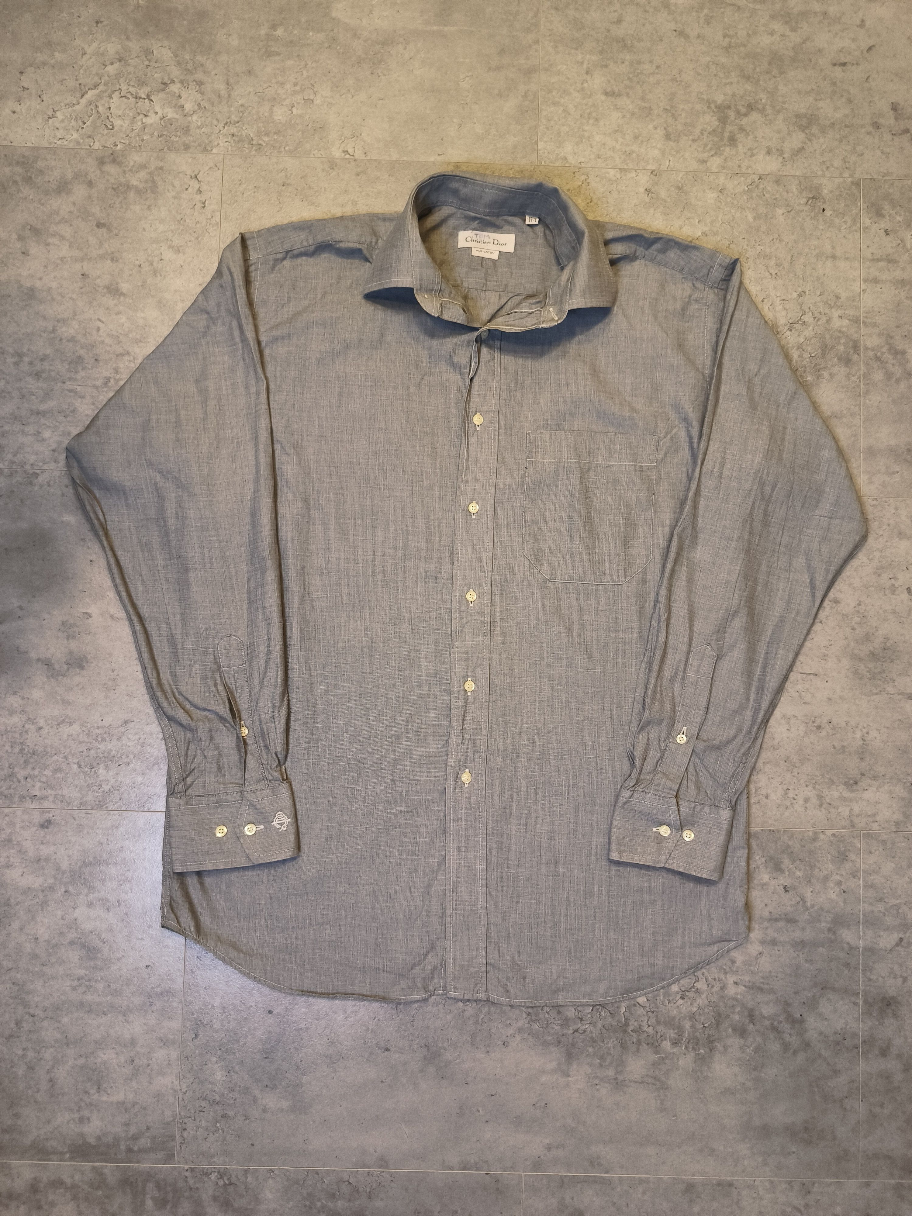 Dior Christian Dior Shirt Button Up Sleeve Logo Size US L / EU 52-54 / 3 - 2 Thumbnail