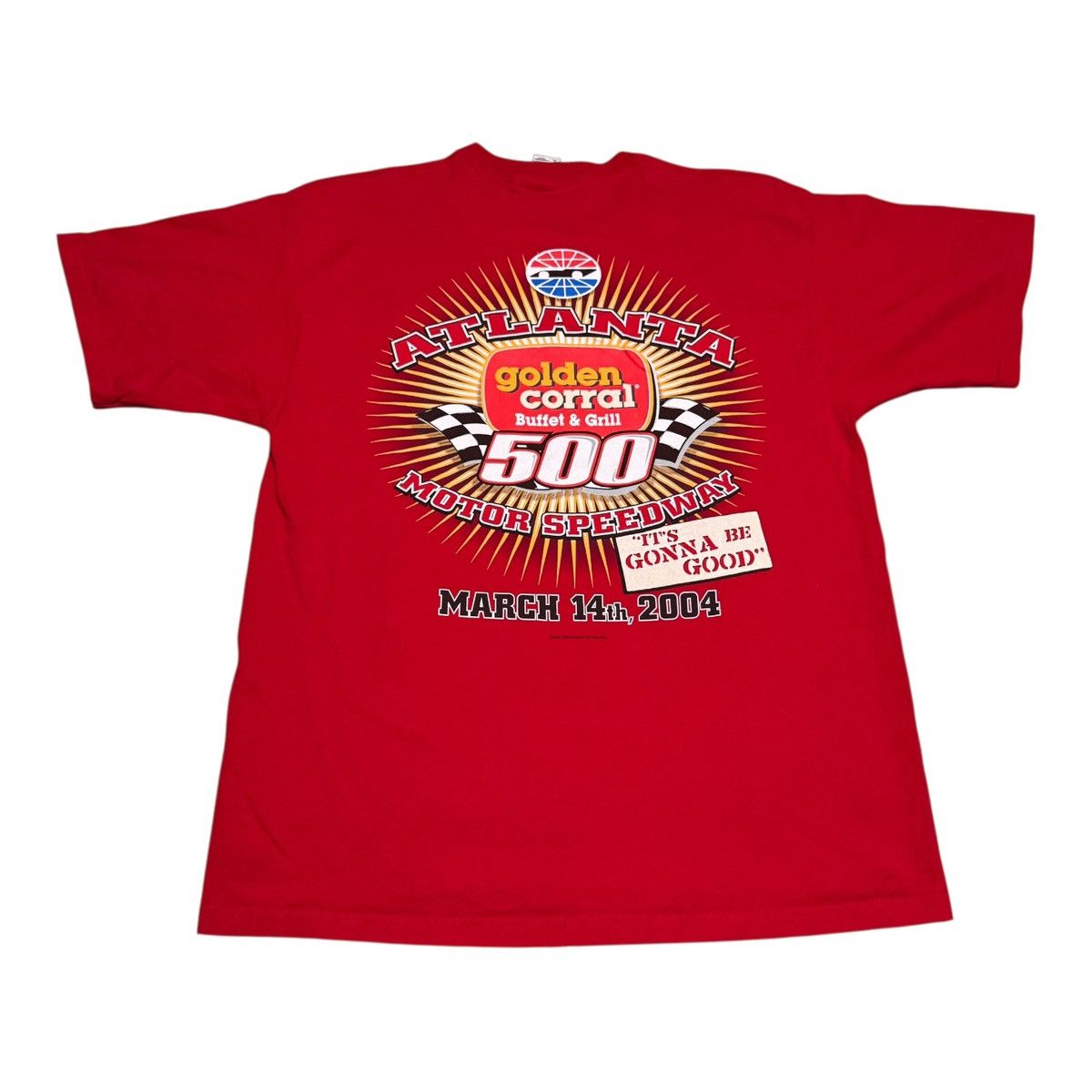 Fruit Of The Loom Vintage 2004 Golden Corral 500 NASCAR Shirt Men's L Size US L / EU 52-54 / 3 - 3 Thumbnail
