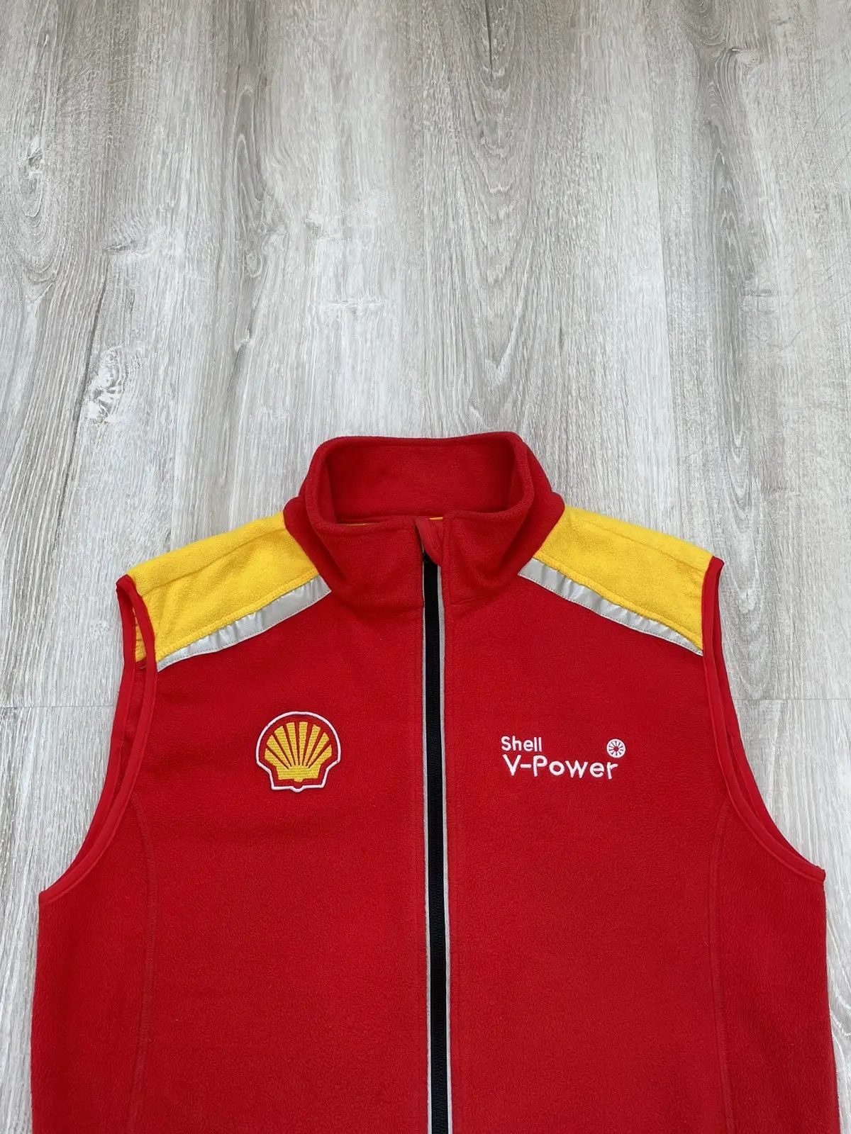 DHL Vintage Shell V-Power Fleece Vest Size US S / EU 44-46 / 1 - 4 Thumbnail