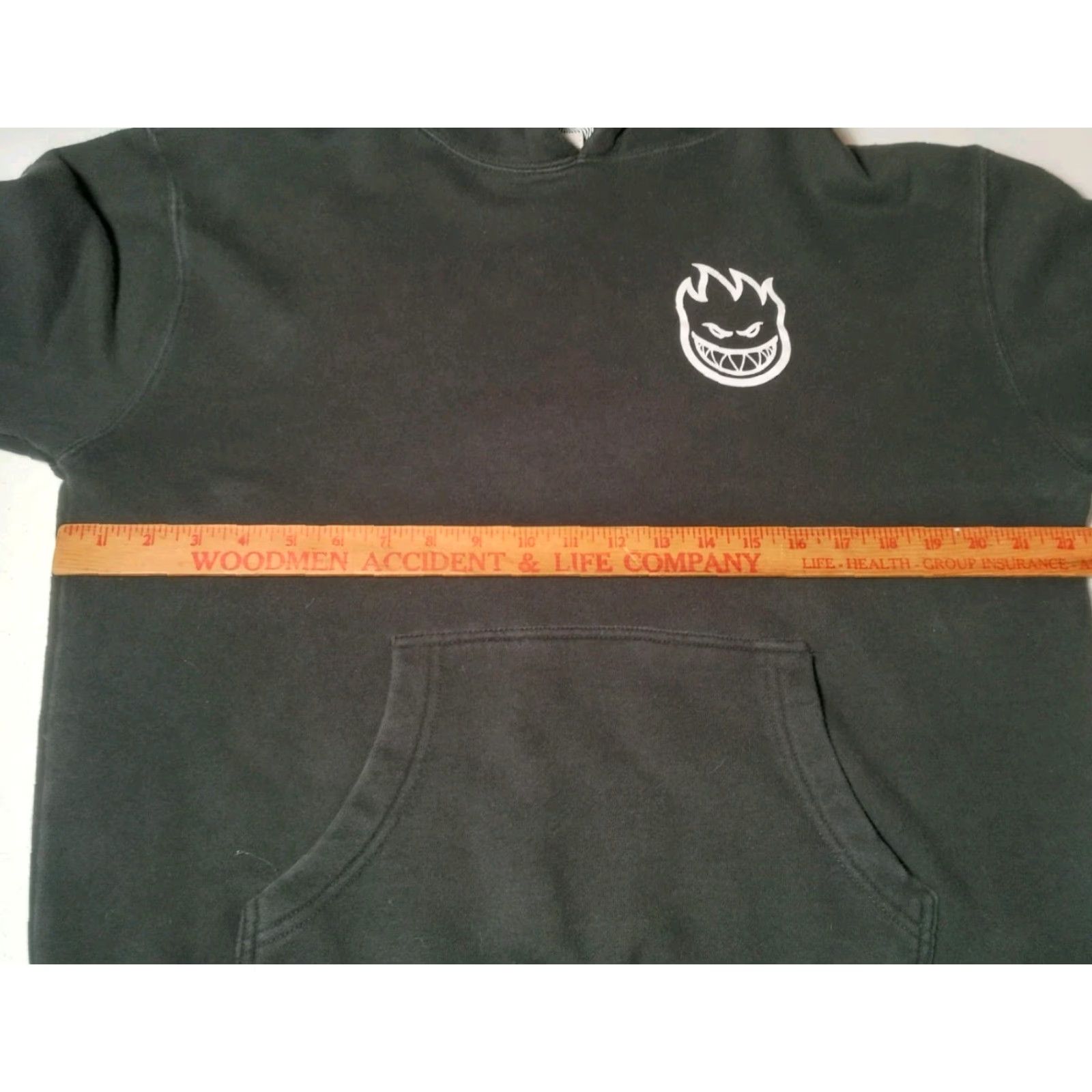 Spitfire VINTAGE Spitfire Hooded Sweatshirt Medium Black Hoodie Skater Surf Surfer Pullover Knit Cotton Blend Regular Men Graphic Size US M / EU 48-50 / 2 - 4 Thumbnail