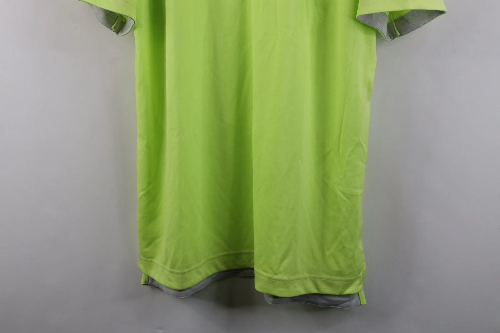 Vintage New Zero Restriction Forged Collared Golf Golfing Polo Lime Size US L / EU 52-54 / 3 - 3 Thumbnail