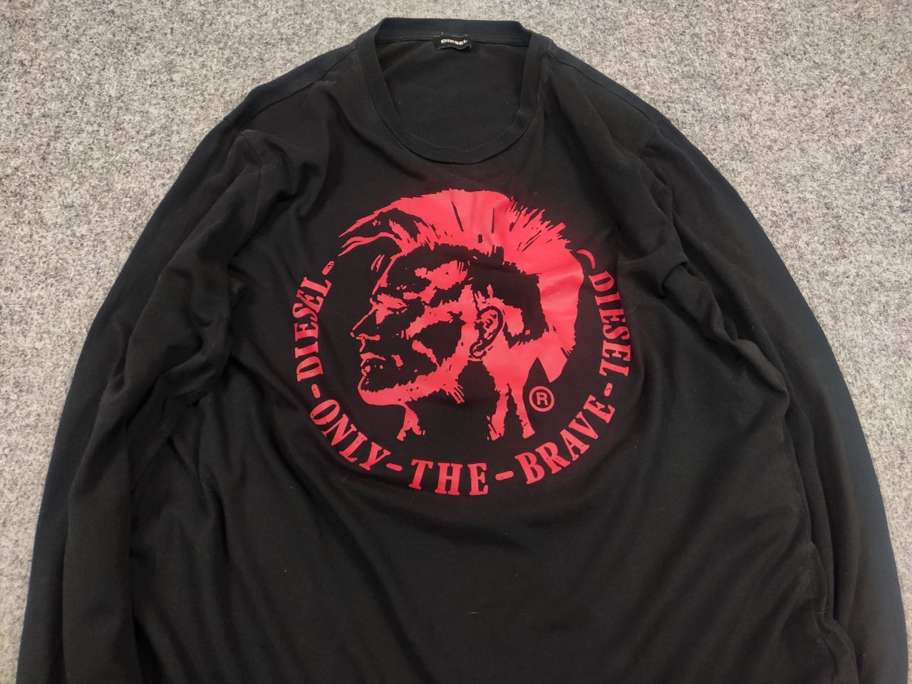 Diesel Vintage Diesel y2k style Big Logo Black Light Long sleeve Size US M / EU 48-50 / 2 - 6 Thumbnail