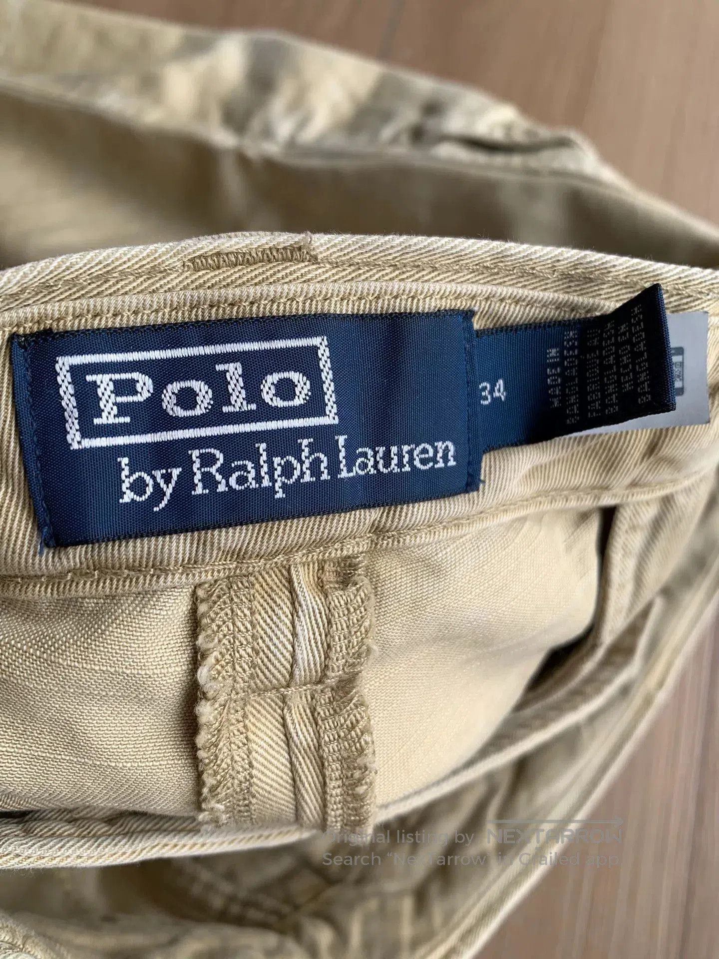 Polo Ralph Lauren Polo Ralph Lauren Washed Distressed Chino Shorts. Size US 34 / EU 50 - 5 Thumbnail