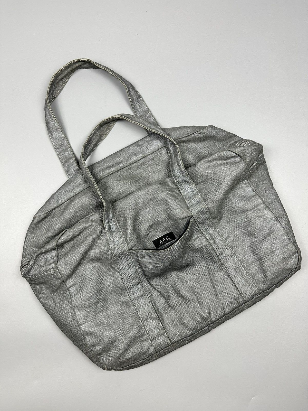 A.P.C. Rare Vintage APC Waxed Linen Tote Bags Size ONE SIZE - 1 Thumbnail
