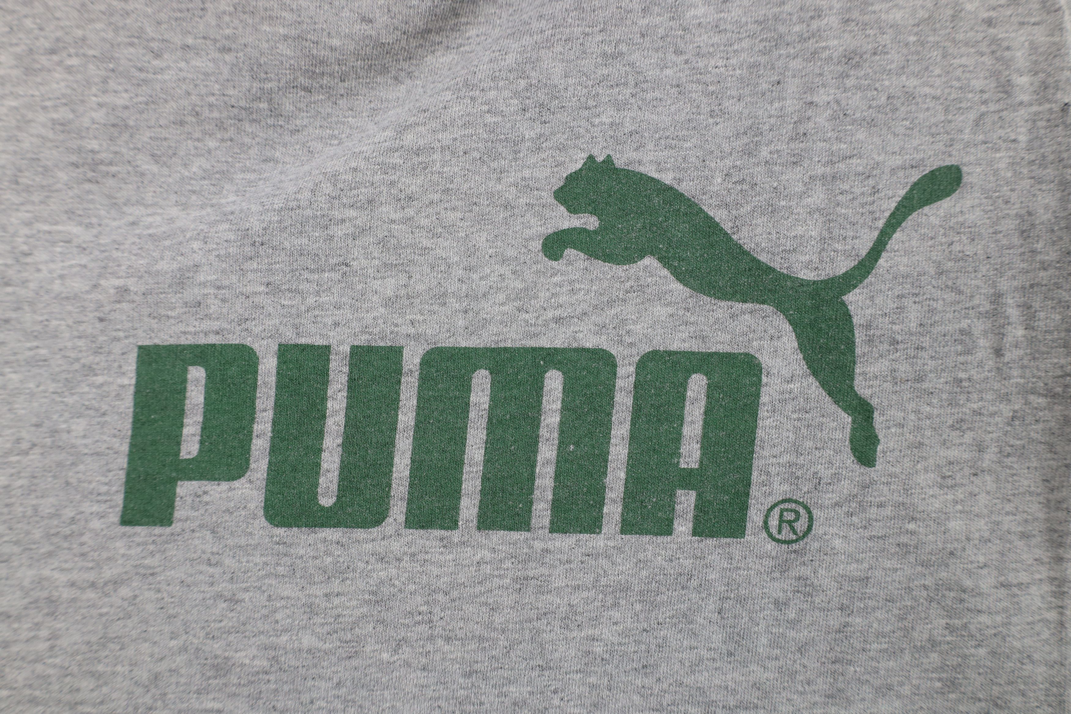 Puma Vintage 90s Puma Spell Out 7 Up Soda Pop T-Shirt Gray Size US L / EU 52-54 / 3 - 5 Thumbnail
