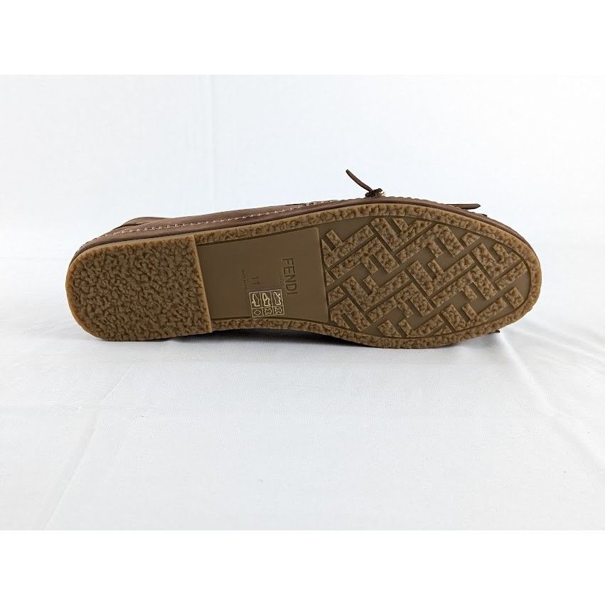 Fendi o1rshd1 Men Loafers in Brown Size US 12 / EU 45 - 4 Thumbnail