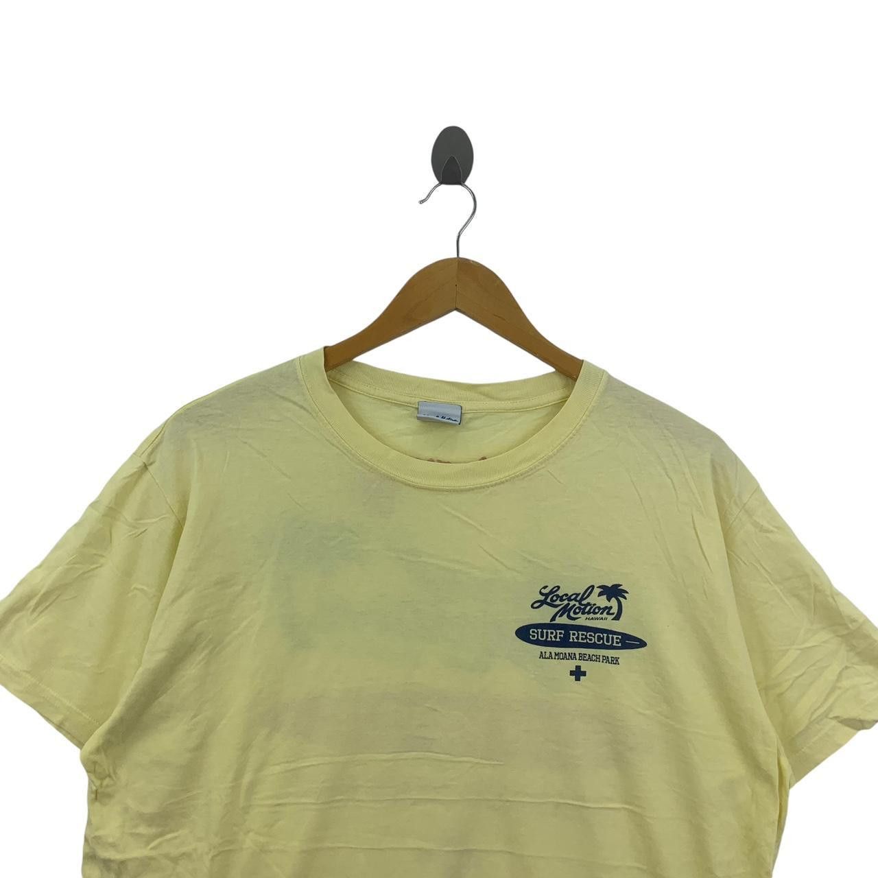Vintage Vintage LOCAL MOTION HAWAII Surf Rescue Ala Moana Tee Shirt Size XL / US 12-14 / IT 48-50 - 3 Thumbnail