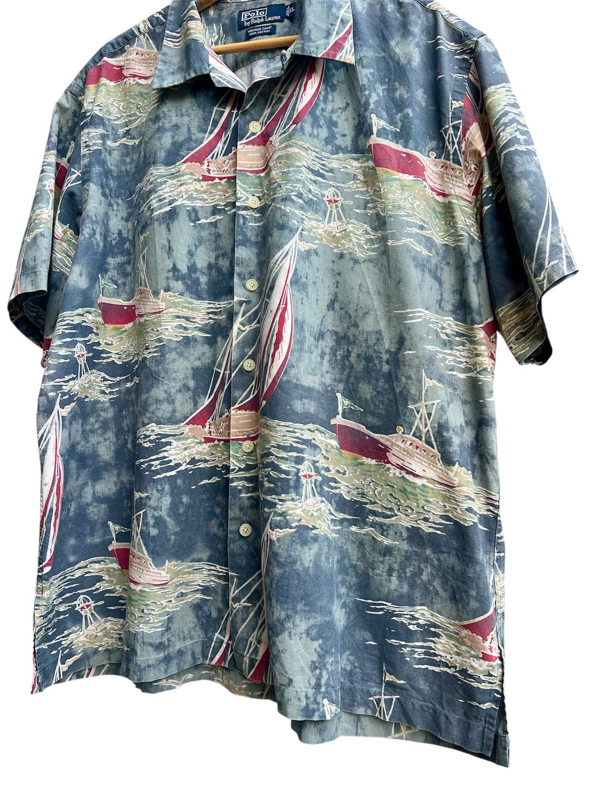 Polo Ralph Lauren VINTAGE POLO RALPH LAUREN CAMP SAILING SHIP MEN SHIRT Size US XL / EU 56 / 4 - 6 Thumbnail