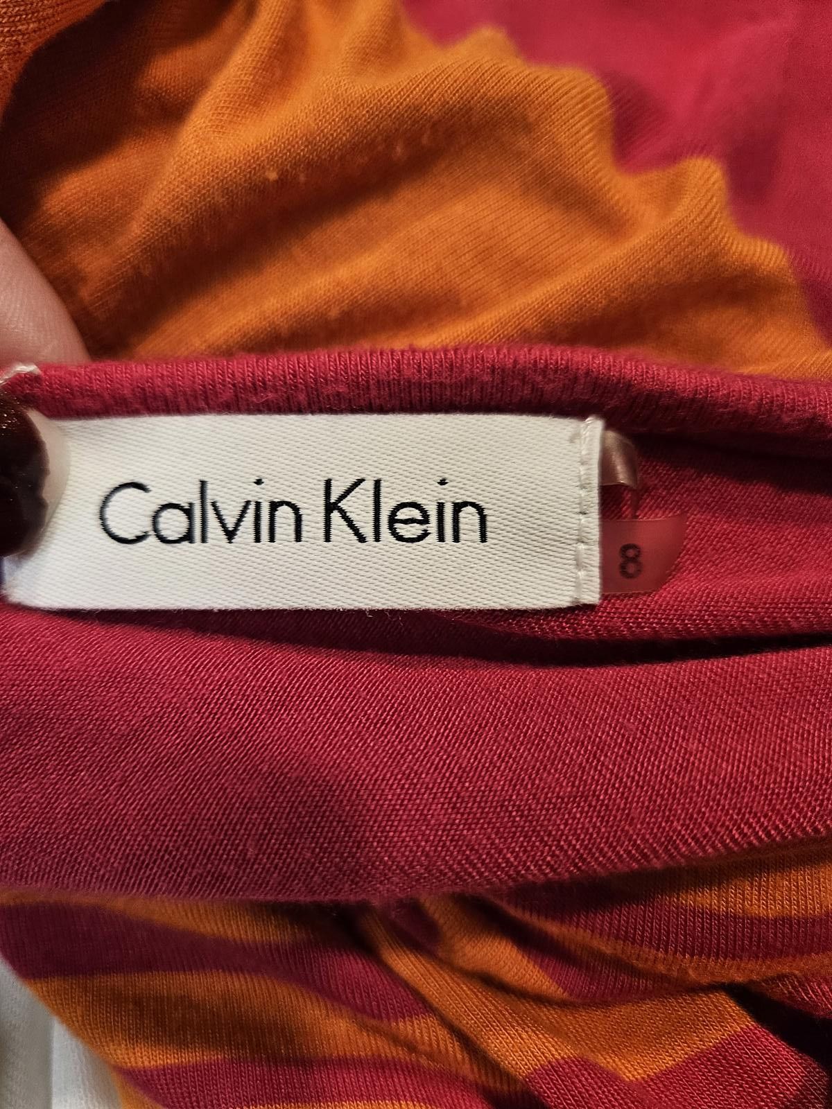 Calvin Klein Calvin Klein Striped Dress with Drawstring Waist #398 Size M / US 6-8 / IT 42-44 - 6 Thumbnail