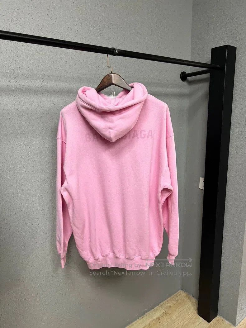 Balenciaga Balenciaga Pink Logo Hoodie. Size US XS / EU 42 / 0 - 2 Thumbnail