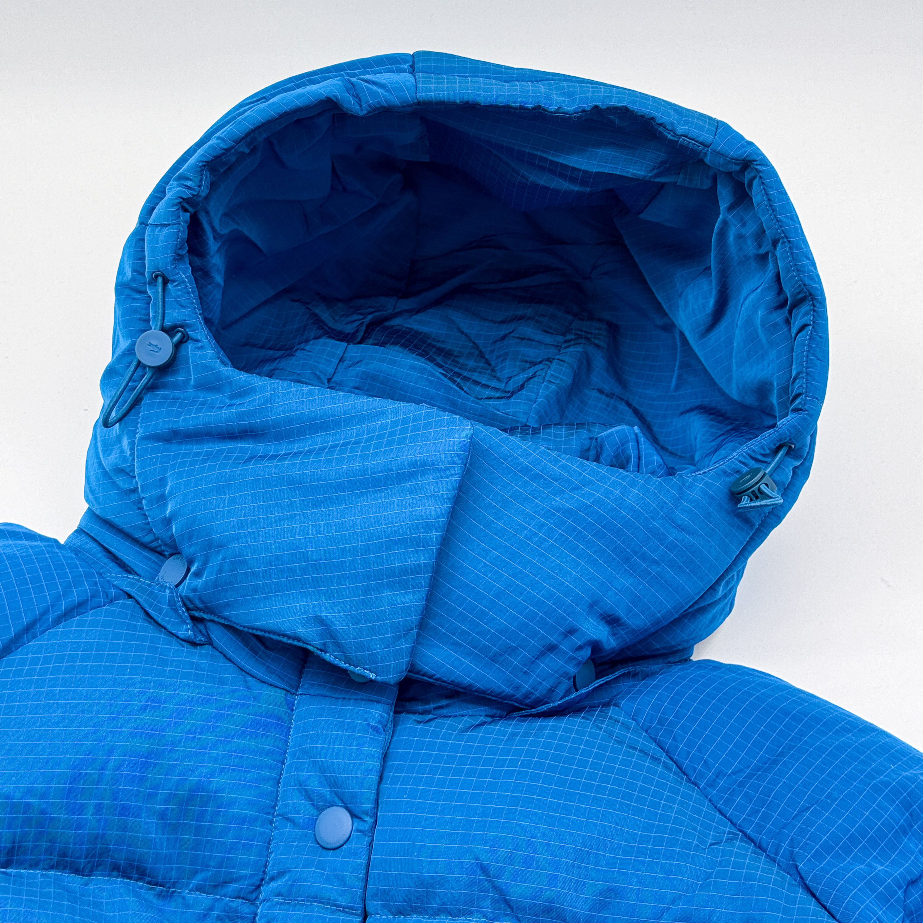 Lacoste 40 L Lacoste L!VE Short Quilted Rain Jacket Blue Puffer Down Size L / US 10 / IT 46 - 2 Thumbnail
