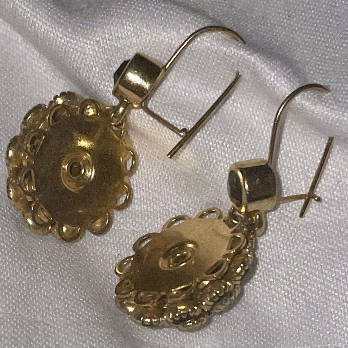 Vintage Estate “Sorrelli” Black Onyx Dome Vintage Earrings Size ONE SIZE - 6 Thumbnail