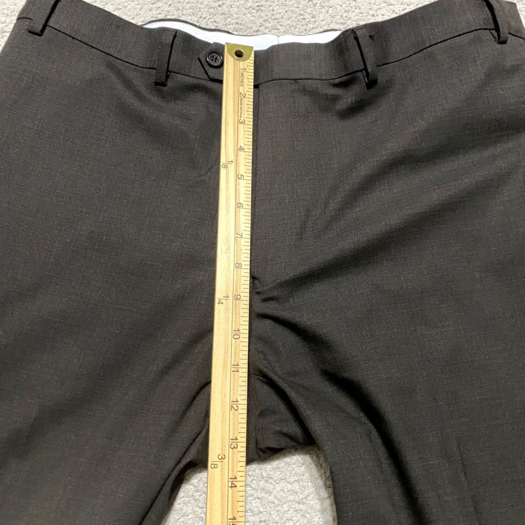 Ralph Lauren Ralph Lauren Mens Dress Pants Gray Straight 38x29 Mid Rise Size US 38 / EU 54 - 6 Thumbnail