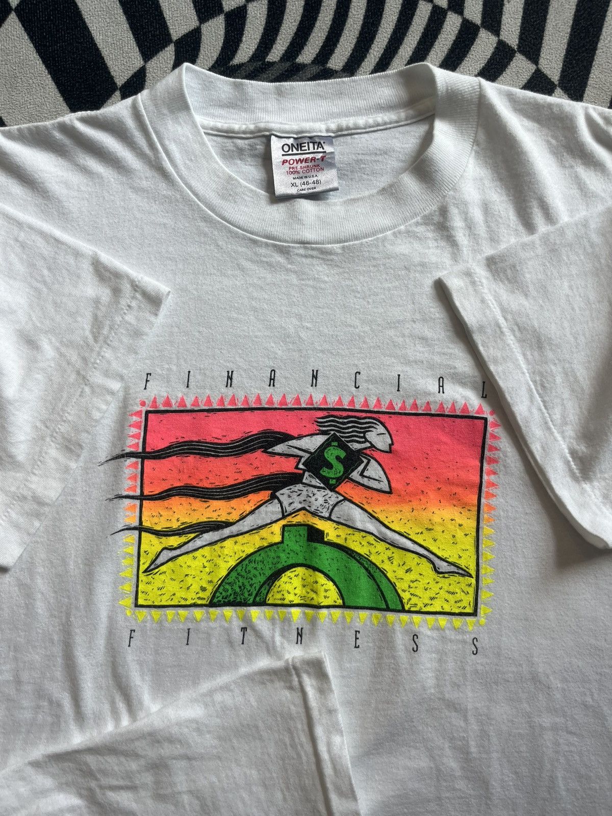 Arts & Science Vintage FINANCIAL FITNESS U.S BANK 90’s Tshirt Size US XL / EU 56 / 4 - 7 Thumbnail