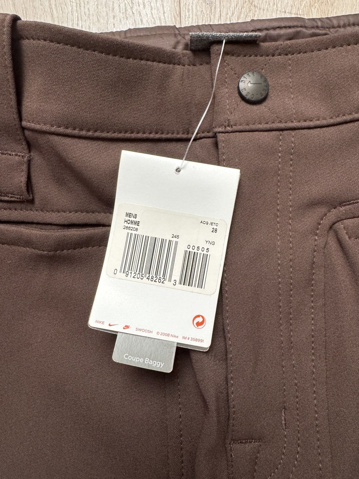 Nike ACG × Vintage Vintage 00s Nike ACG Cargo Utility Pants Brown NEW!! 👖 Size US 28 / EU 44 - 5 Thumbnail