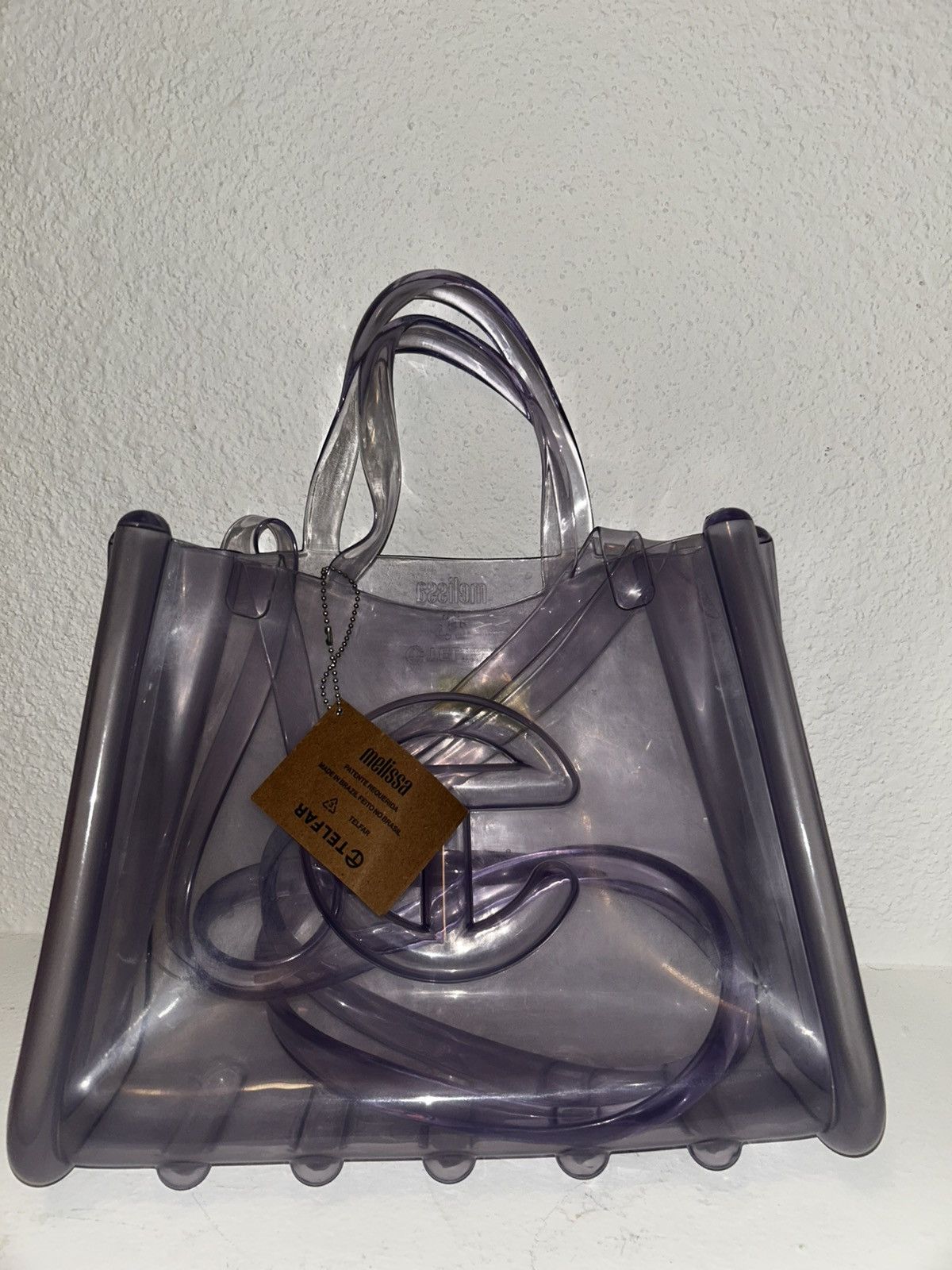 Telfar Melissa x Telfar Medium Clear Jelly Shopper Size ONE SIZE - 4 Thumbnail